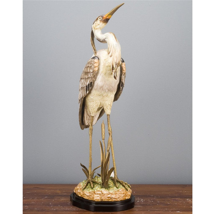 LOVECUP PORCELAIN CRANE BIRD WITH BRONZE L341 - 40620753289314