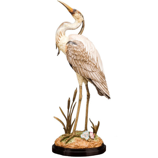 LOVECUP PORCELAIN CRANE BIRD WITH BRONZE L341 - 40620753289314