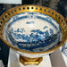 Lovecup Loving Cup Basin with Bronze Ormolu and Blue Willow L346 - 31558307381346