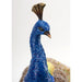 Lovecup Porcelain and Bronze Peacock Figurine L377 - 31558356828258