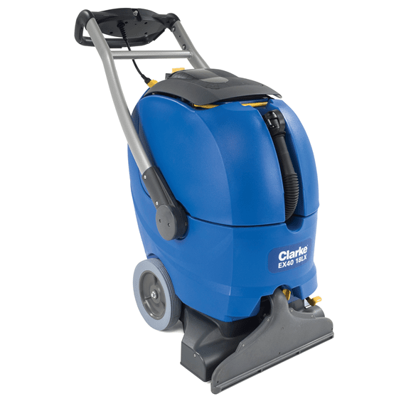 Clarke Ex40 16st & 18lx, Carpet Extractor, 9 or 12 Gallon, 16 or 18", Self Contained, Pull Back - CRK-56265504