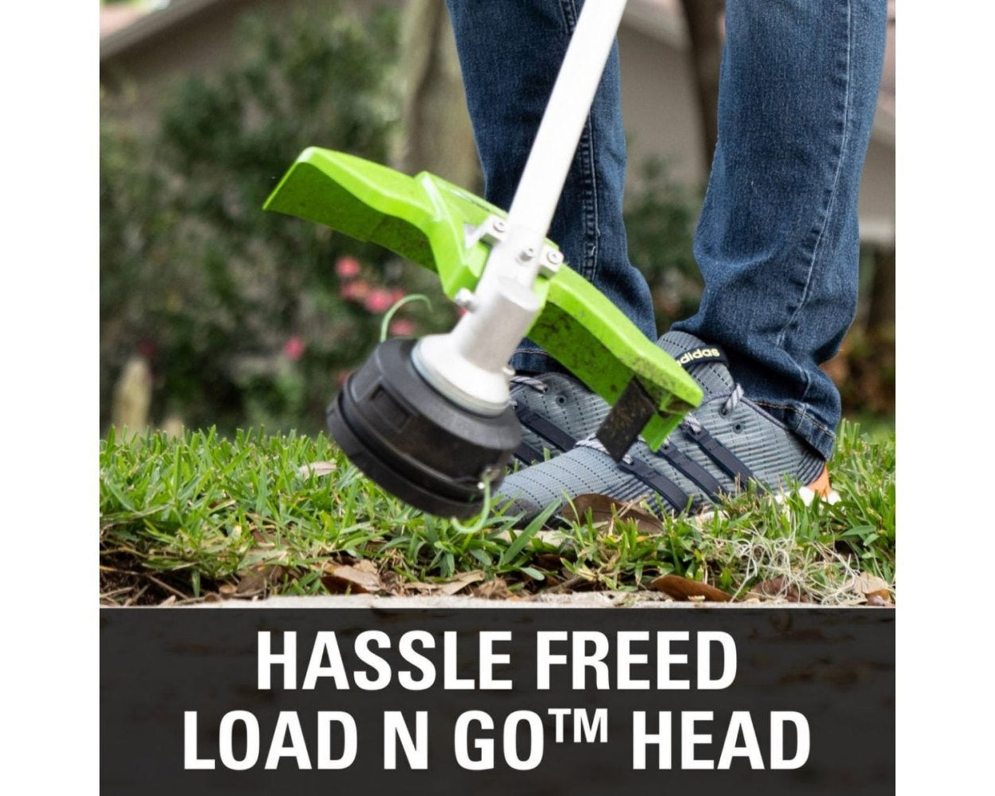 Greenworks 60V 16" Cordless Battery String Trimmer (Attachment Capable)& 10" Cultivator Attachment Combo Kit w/ 4.0 Ah Battery & Charger - 2135302-VK