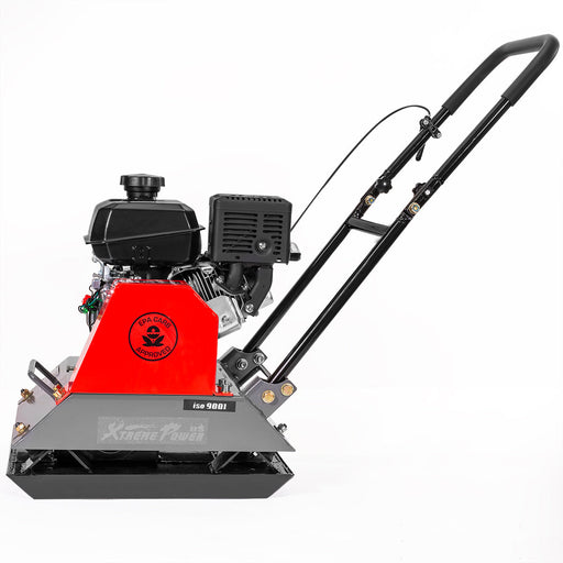 XtremepowerUS 6HP Plate Compactor Gas Powered Vibration Compaction Force 61019