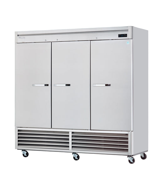 Blue Air BSF72-HC | 81" Wide 3 Door Bottom Mount Reach-In Freezer - BSF72-HC