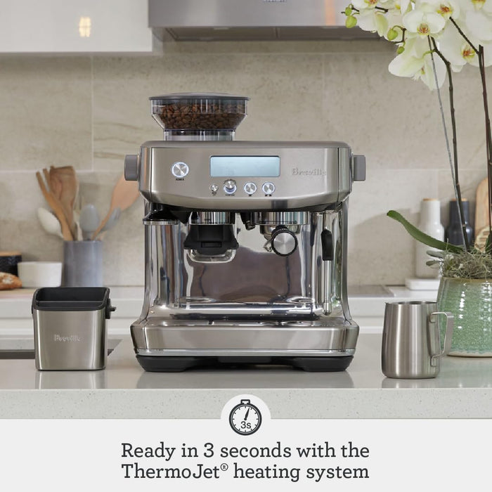 Breville Barista Pro Espresso Machine, Brushed Stainless Steel - BES878BSS