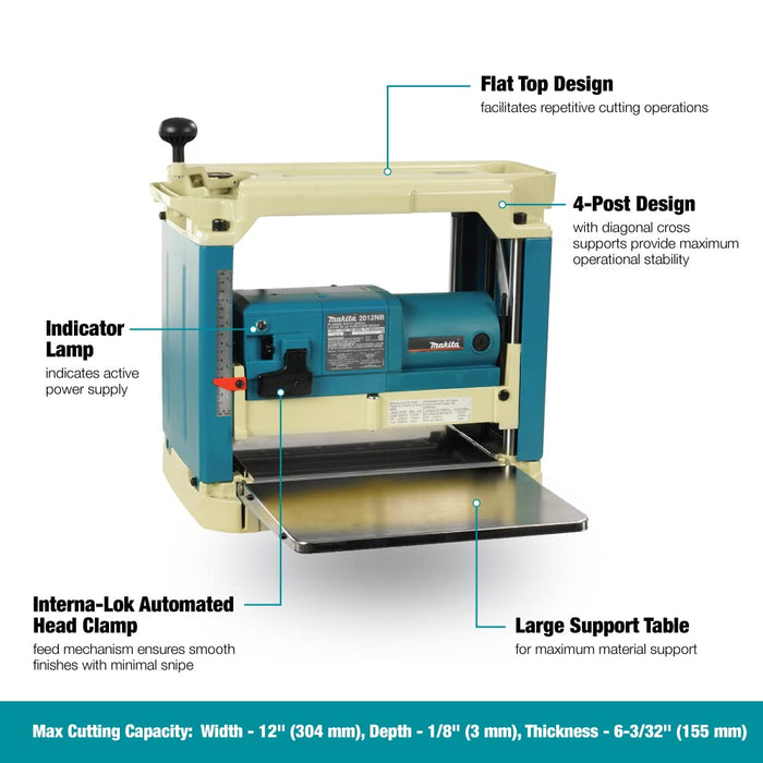 Makita 12" Portable Planer - 2012NB-HIDDEN