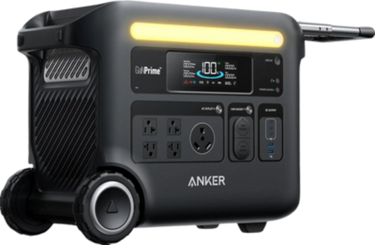 Anker SOLIX F2600 Power Station 2560Wh 2400W Manufacturer RFB - A1781111-F0