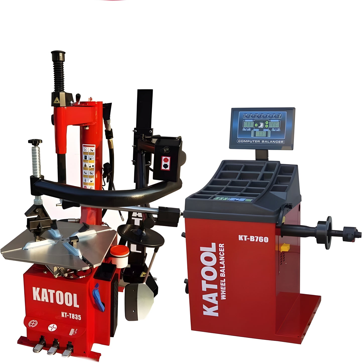 Katool Tire Changer T835 & Wheel Balancer B760 - T835+B760