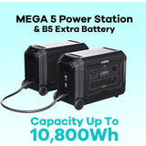 Oupes B5 Battery Portable Power Station 5040Wh 4000W S5-BAT New - S5-BAT