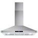 Cosmo 3 Piece Kitchen Package With 30" Electric Cooktop 30" Wall Mount Range Hood 30" Single Electric Wall Oven Copy