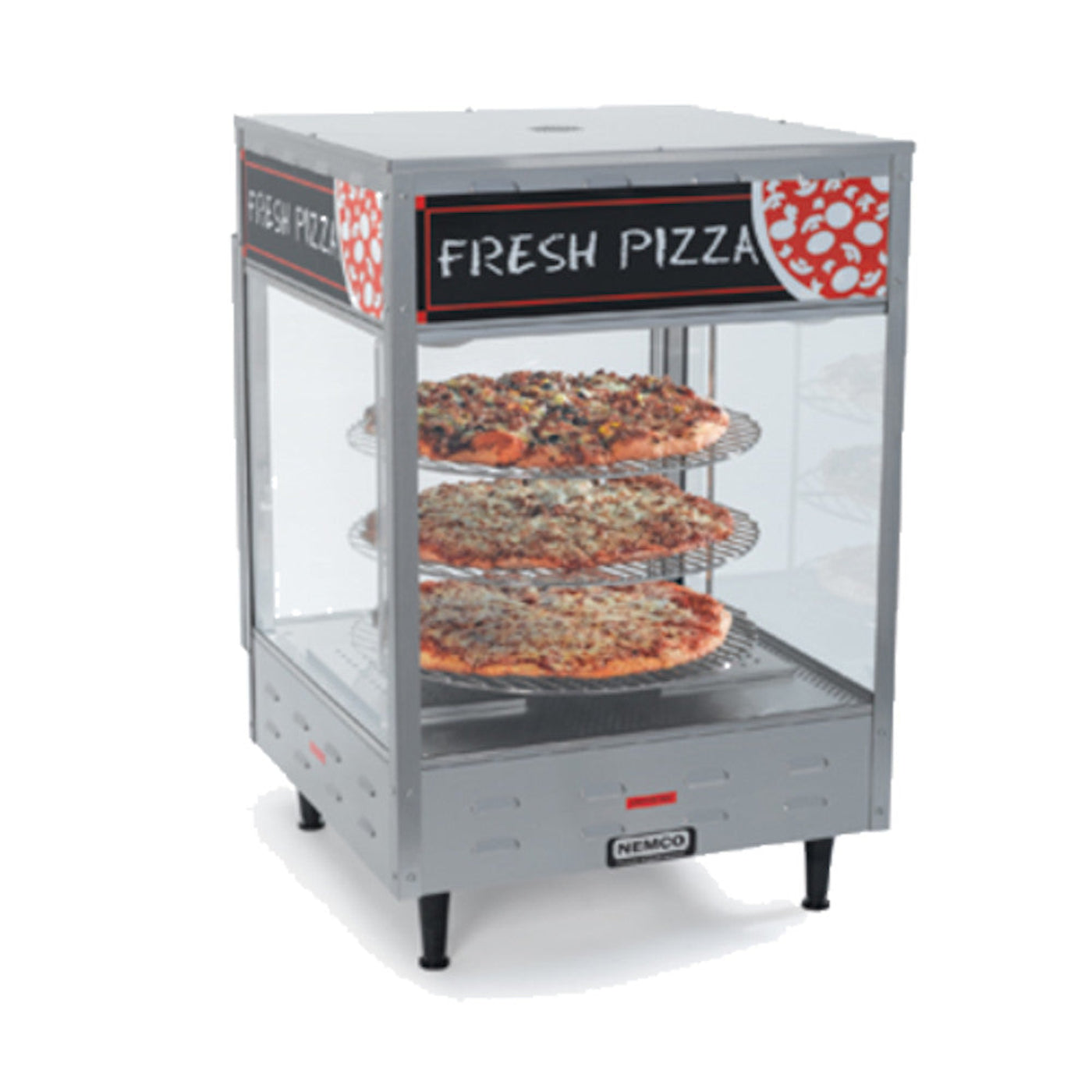 Nemco Four-Tier Countertop Pizza Merchandiser with 18" Diameter Racks - NE6452