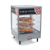 Nemco 6452-2 Pass-Thru Countertop Pizza Merchandiser with 18" Diameter Racks - NE64522