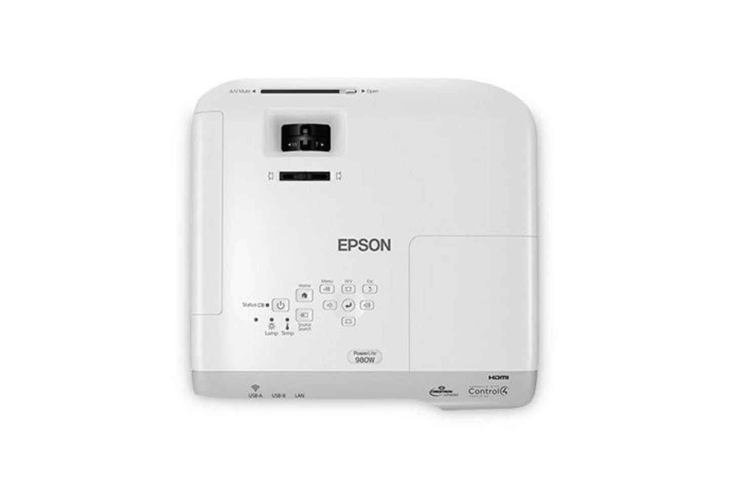 Epson PowerLite 980W 3LCD WXGA Projector - V11H866020