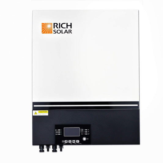 Rich Solar 6548 | 6500 Watt (6.5kW) 48 Volt Off-Grid Hybrid Solar Inverter | Premium 6500W 48V Hybrid Inverter for Campers, Cabins, Tiny Homes, ADUs, RVs, Off-Grid  - RS-H6548