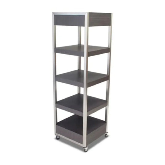 Forbes Industries 6513 24" Foss Series Rolling Display (Executive) - Stainless Steel Frames - 6513