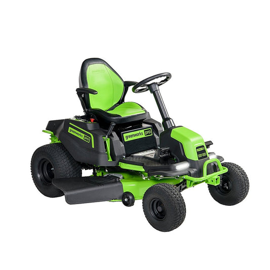 Greenworks 80V 42" Cordless Battery CrossoverT Riding Lawn Mower w/ Twelve (12) 4.0Ah Batteries and Three (3) Dual Port Turbo Chargers - 7409102