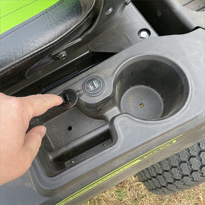 Greenworks 80V 42" Cordless Battery CrossoverT Riding Lawn Mower w/ Twelve (12) 4.0Ah Batteries and Three (3) Dual Port Turbo Chargers - 7409102