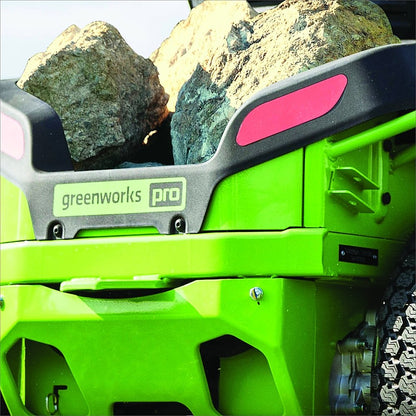 Greenworks 80V 42" Cordless Battery CrossoverT Riding Lawn Mower w/ Twelve (12) 4.0Ah Batteries and Three (3) Dual Port Turbo Chargers - 7409102