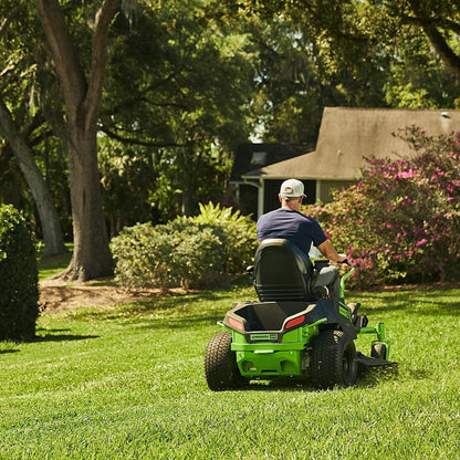 Greenworks 80V 42" Cordless Battery CrossoverZ Zero Turn Lawn Mower w/ Twelve (12) 4.0Ah Batteries and Three (3) Dual Port Turbo Chargers - 7409402