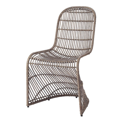 New Pacific Direct Groovy Rattan Chair, (Set of 2)  - 6600010-G