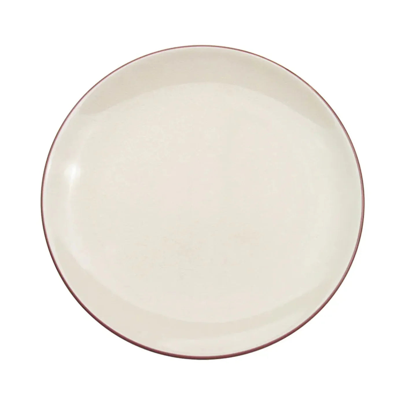 CAC China Coupe Plate Creamy White 12" Case of 12 Pcs - 666-21-W