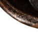 Premier Copper 67 in. Hammered Copper Double Slipper Bathtub With Rings - BTDR67DB