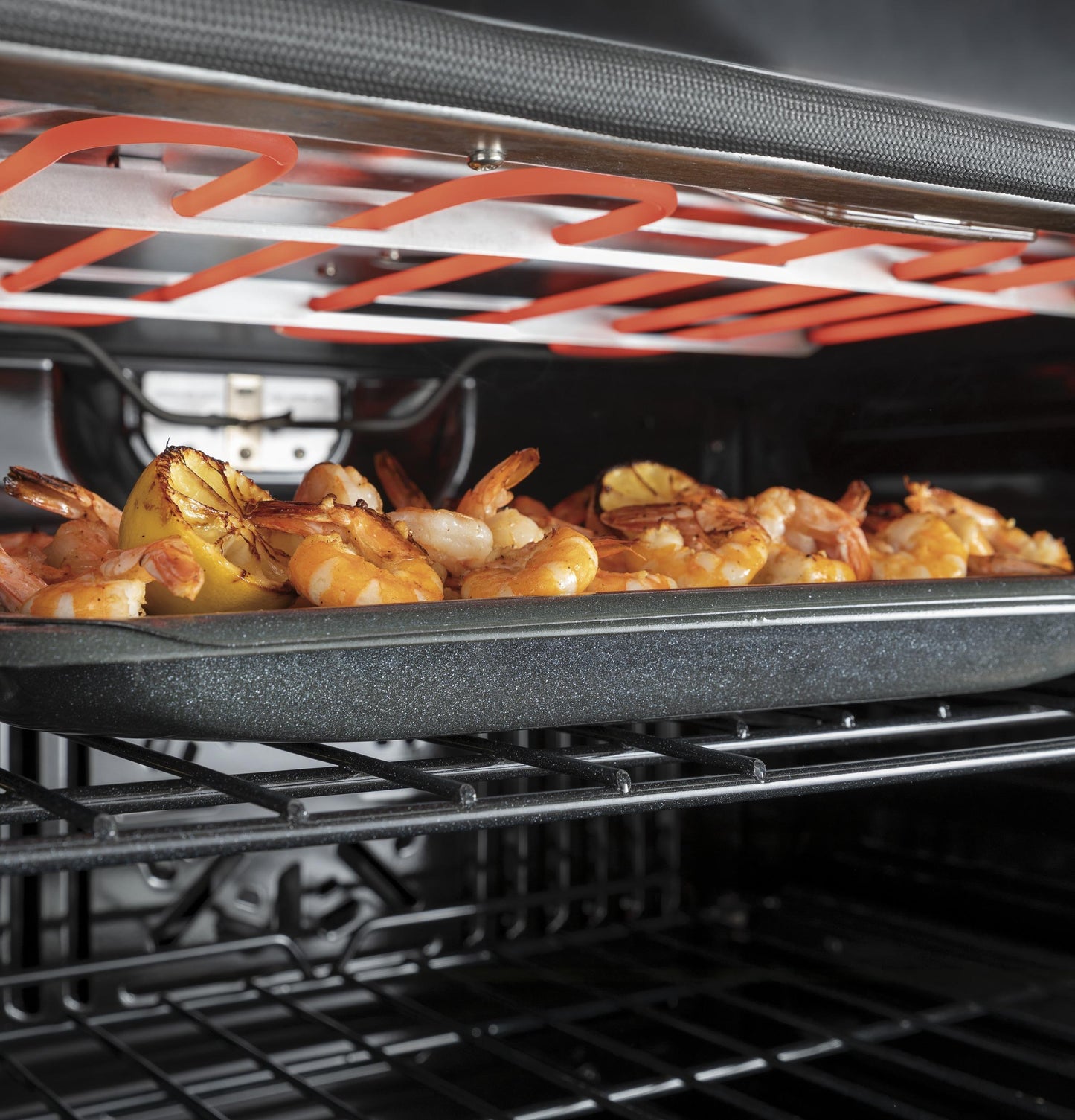 GE APPLIANCES JTD3000SNSS GE® 30" Smart Built-In Self-Clean Double Wall Oven with Never-Scrub Racks - JTD3000SNSS-KT