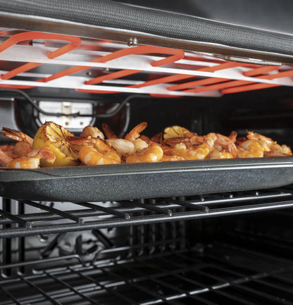 GE APPLIANCES JTD3000SNSS GE® 30" Smart Built-In Self-Clean Double Wall Oven with Never-Scrub Racks - JTD3000SNSS-KT