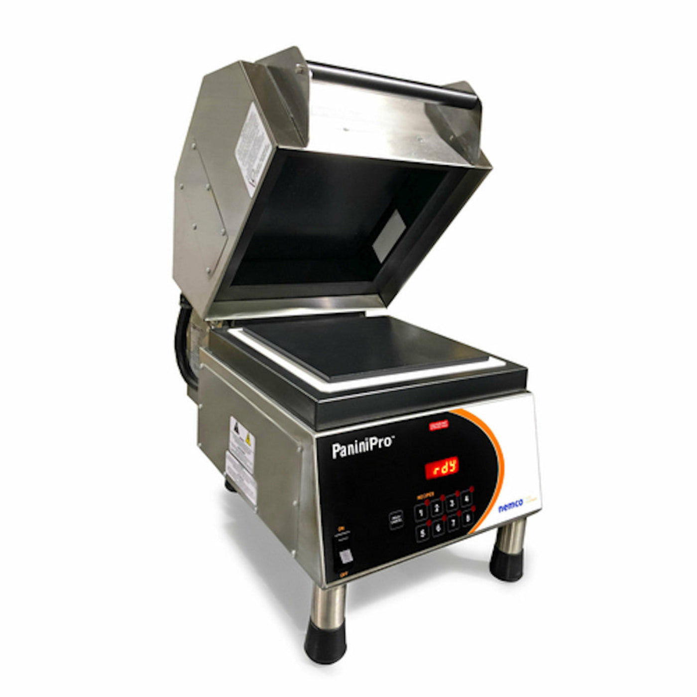 Nemco 6900A-208-GG PaniniPro Sandwich Press with Grooved Top and Bottom - NE6900208GG