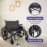 Medacure Ultra Wide Bariatric Wheelchair - 700 lb. Weight Capacity