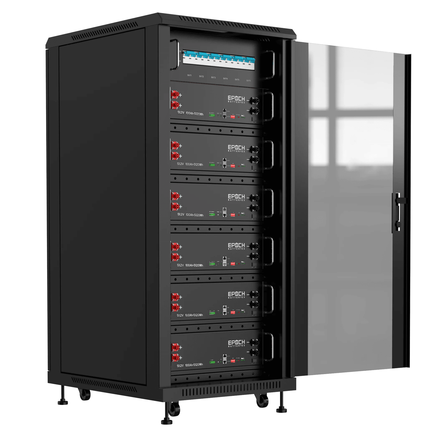 Epoch 48V 100Ah 5.12kWh - Self-Heating Server Rack Lithium Battery - SR48100H
