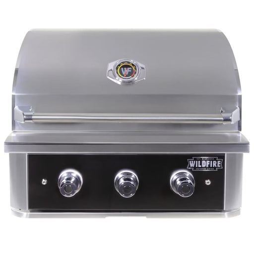 Wildfire Ranch PRO 30-Inch Black Built-in Gas Grill - WF-PRO30G-RH-LP