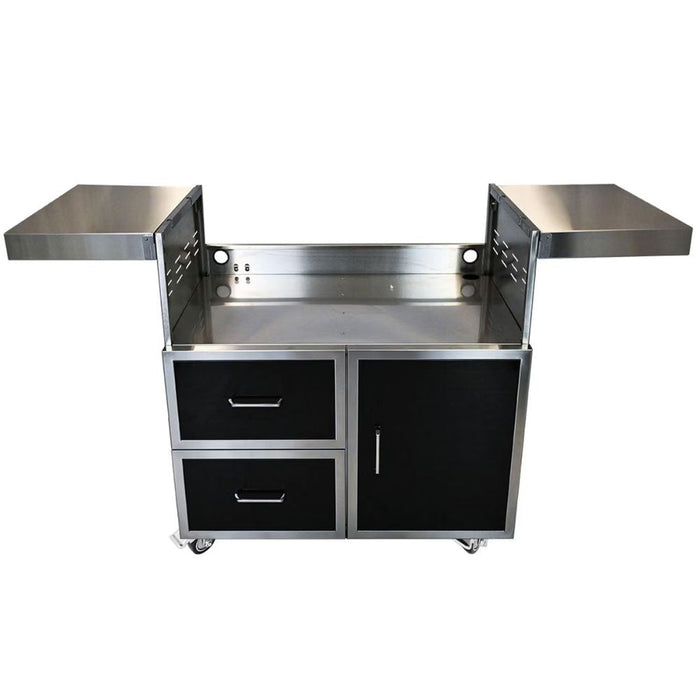 Wildfire Ranch PRO 30-Inch Black Stainless Steel Griddle Cart - WF-CART30-CG-BSS