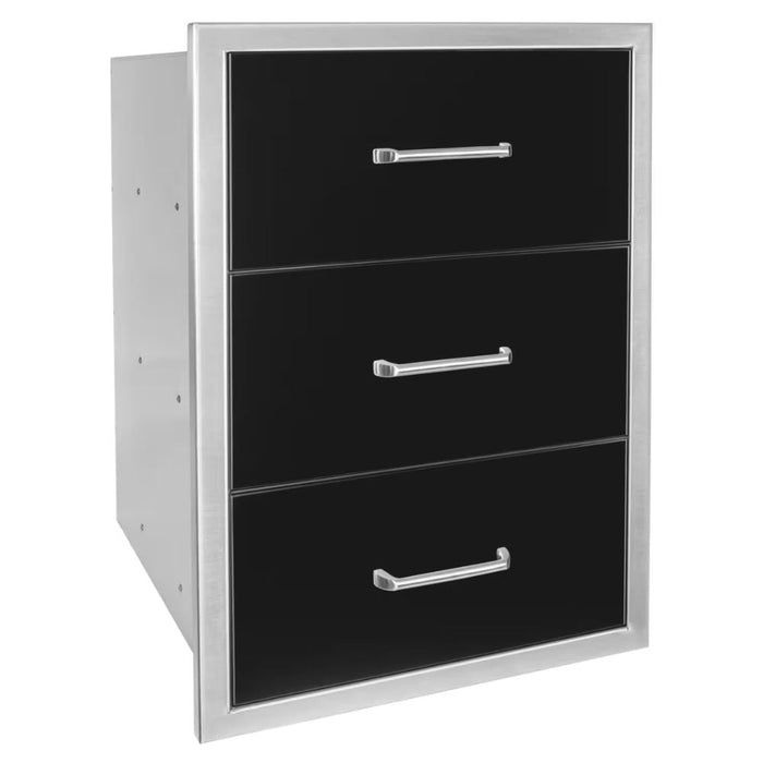 Wildfire 19x26 Triple Access Drawer - WF-TDW1926-BSS