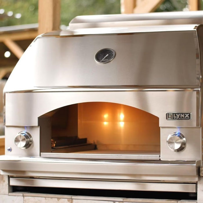 Lynx Napoli LPZAF Professional 30-Inch Gas Outdoor Pizza Oven On Mobile Cart - LPZAF-LP