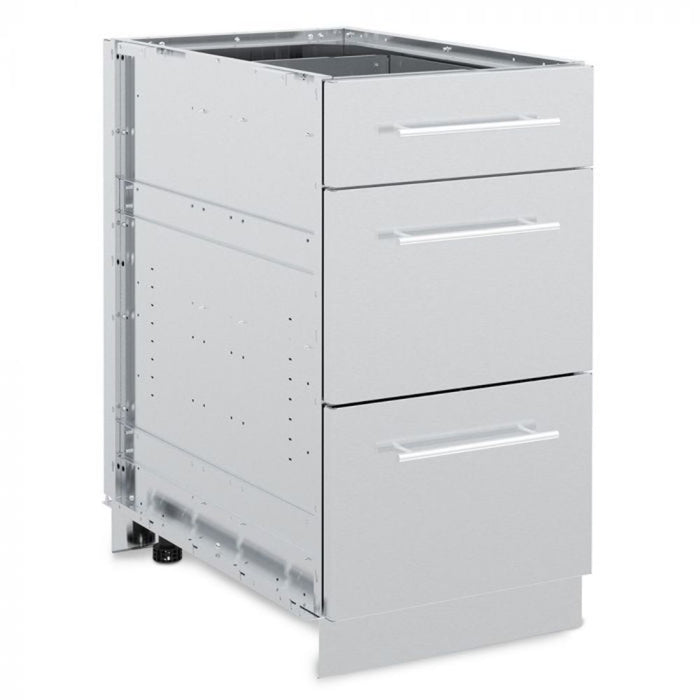 Broil King Stainless Steel 3 Drawer Cabinet - 802500