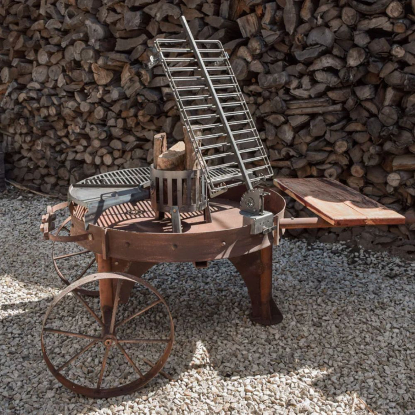 Fogues TX Alamo 120 Open Fire Argentine Wood and Charcoal Grill - FJL-ALA-003