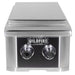 Wildfire Ranch Black Stainless Steel Gas Double Side Burner - WF-DBLSBRN-RH-LP