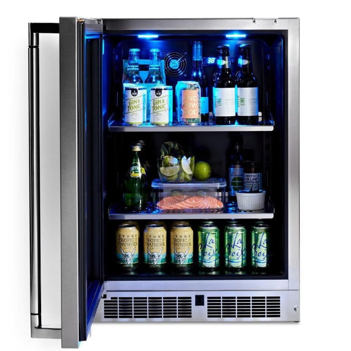 Lynx 24-Inch Outdoor Refrigerator with Glass Door - LN24REFGL