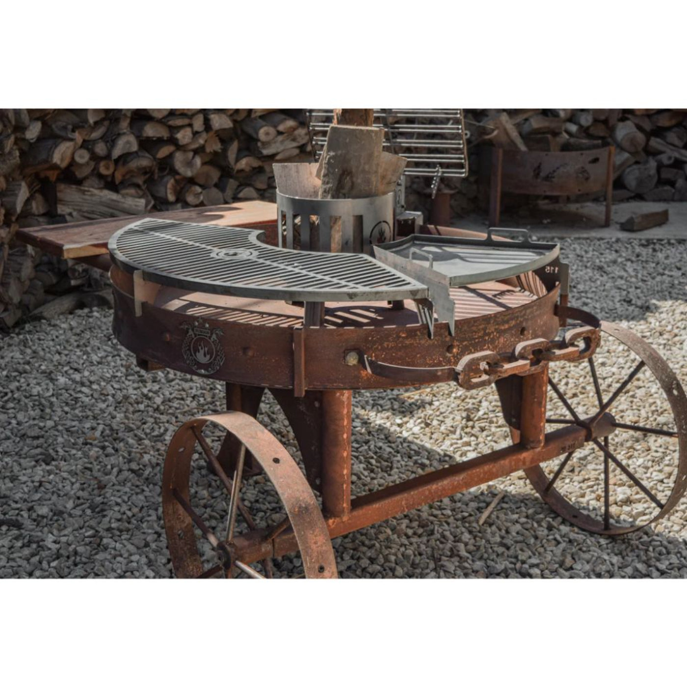 Fogues TX Alamo 120 Open Fire Argentine Wood and Charcoal Grill - FJL-ALA-003