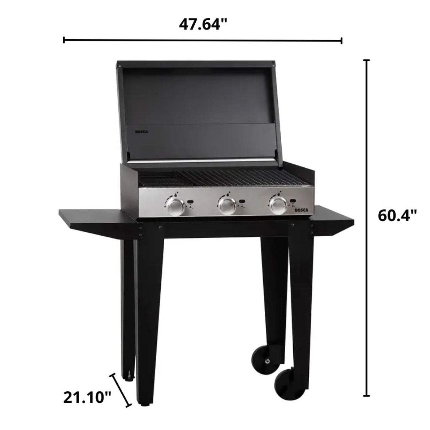 Bosca Block 750 Freestanding Gas Grill - BOSCAPARGAS750