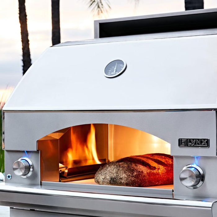 Lynx Napoli LPZAF Professional 30-Inch Gas Outdoor Pizza Oven On Mobile Cart - LPZAF-LP