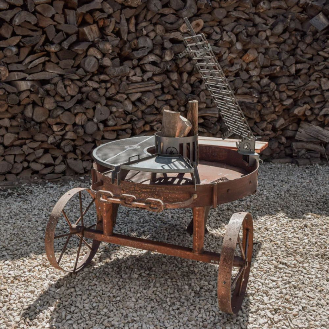 Fogues TX Alamo 120 Open Fire Argentine Wood and Charcoal Grill - FJL-ALA-003