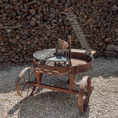 Fogues TX Alamo 120 Open Fire Argentine Wood and Charcoal Grill - FJL-ALA-003