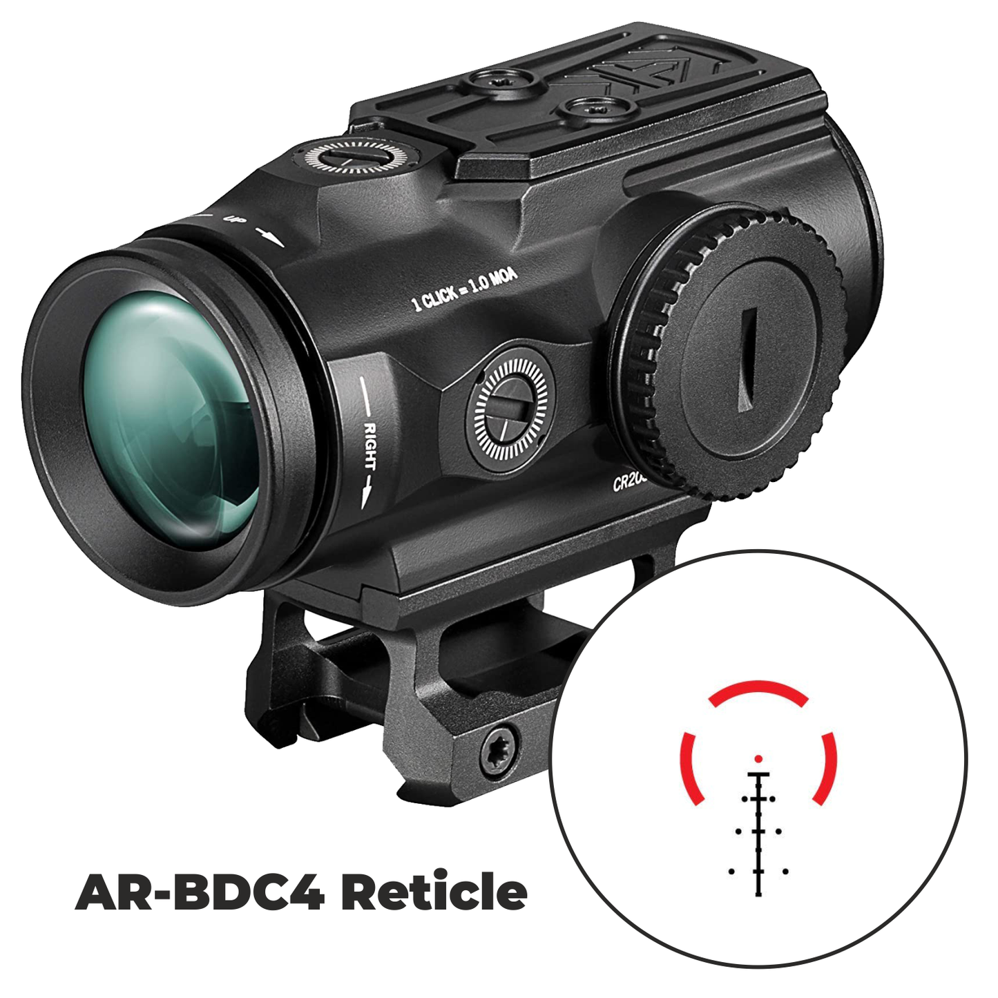 Vortex Optics Spitfire HD Gen II 5X Prism Scope BDC4 Reticle with Wearable4U Bundle - SPR-500_Hat-CD_LCP