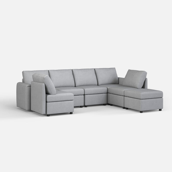 LINSY HOME RUBIK I 6 Seats with Ottoman - US-LH-SPF-Sofa-S900-A11-61-0-00 Price