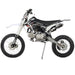 X-PRO Sail 150 Dirt Bike with 4-Speed Manual Transmission, Kick Start, Big 17"/14" Tires - DB-H12-Black