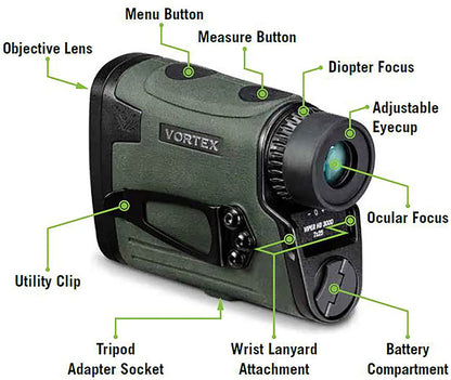 Vortex Optics Viper HD 3000 Laser Rangefinder - LRF-VP3000