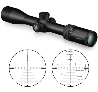 Vortex Optics Diamondback 4-16x44 FFP Riflescope EBR-2C (MRAD) Reticle, 30mm Tube with Wearable4U Bundle - DBK-10027_121-53-BCA