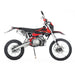 X-PRO Hawk 125cc Dirt Bike with All Lights and 4-speed Manual Transmission! Electric/Kick Start, Big 19"/16" Tires! Zongshen Brand Engine - DB-K015-Orange